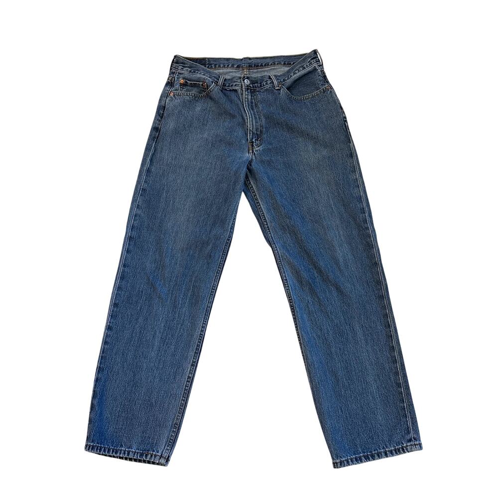 Levis 550 Jeans Mens Size 36x32 (34x31) Blue Relaxed Fit Tapered Leg 100% Cotton